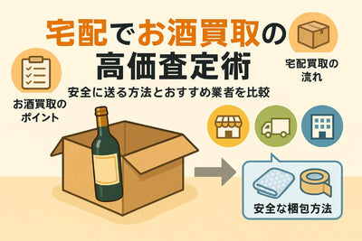 お酒買取を宅配で利用する高価査定のコツと業者比較・安全な郵送方法を徹底解説