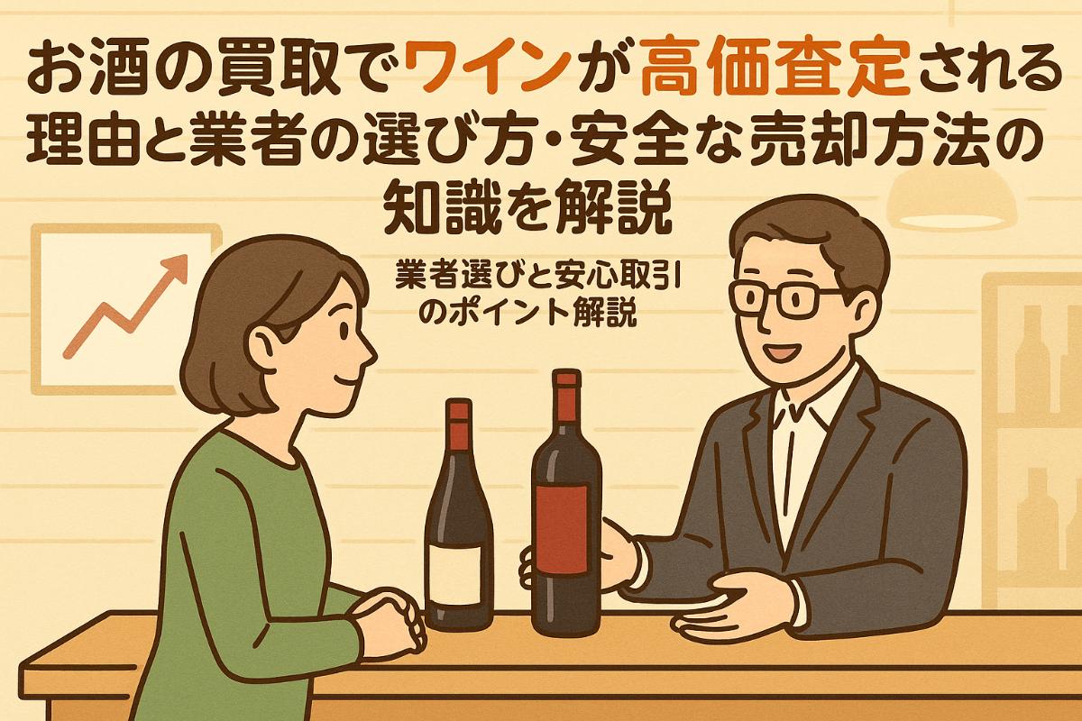 お酒の買取でワインが高価査定される理由と業者の選び方・安全な売却方法の知識を解説