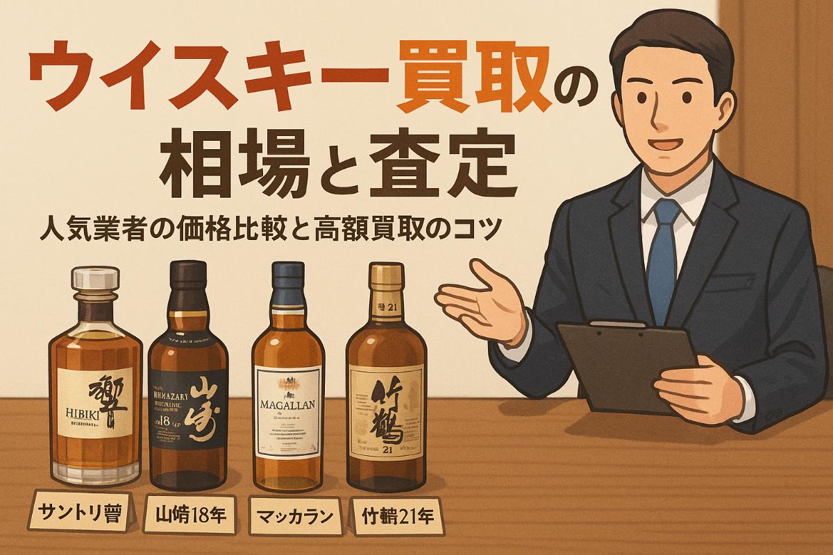 お酒の買取でウイスキーの相場と高価査定のコツ｜専門店比較と最新価格動向
