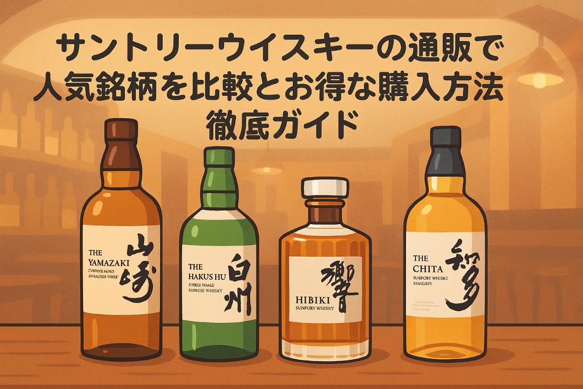 サントリーウイスキーの通販で人気銘柄を比較とお得な購入方法徹底ガイド