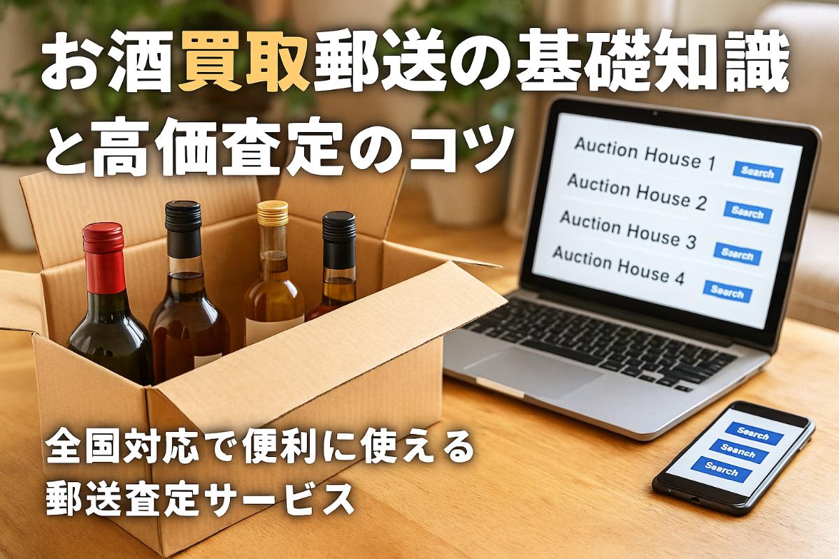 お酒の買取を郵送で依頼するための知識と高価査定のコツを解説！
