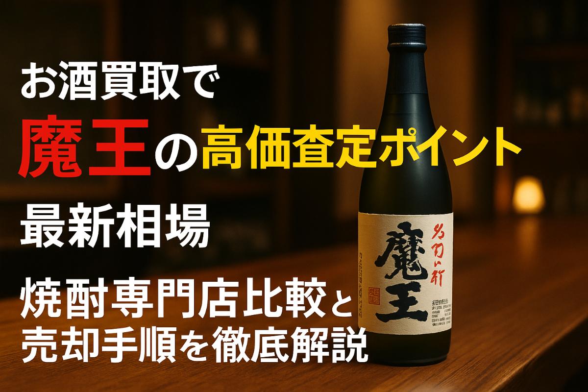 お酒買取で魔王の高価査定ポイントと相場！焼酎専門店比較と売却手順を解説