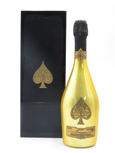 Luxury Champagne　アルマンドブリニャック ブリュット ゴールド　ベルベットバッグ付