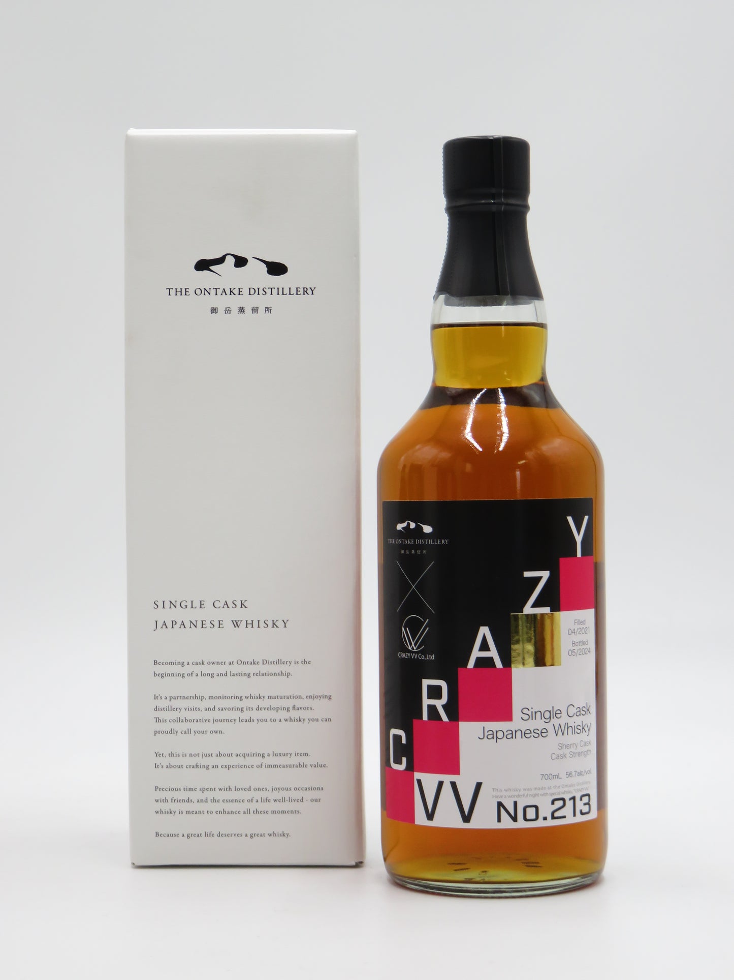 CRAZY VV ONTAKE SINGLE CASK WHISKY NO.213 オンタケ シングルカスク